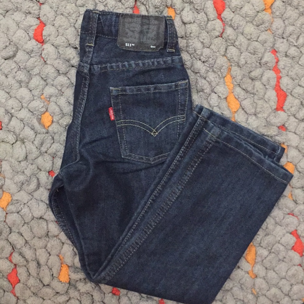 Blue Levi’s 511 jeans!